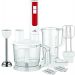 Electro Gold Hand Blender with Attchments, 1 Liter, 1200 Watt - White and Red