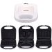 Media Tech 3 in 1 Sandwich Maker, 700 Watt, White- MT-SM206