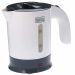 Black + Decker Travel Kettle, 0.5 Liter, White - TR250JA
