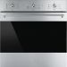 Smeg Classica Electric Built-In Oven With Grill, 70 Liters, Stainless Steel - SF6381X