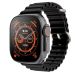 T900 Ultra Smart Watch, 2.09 Inch - Dark Silver Case and Black Strap