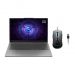 Lenovo LOQ 15IAX9E 83LK0070ED, Intel Core i5-12450HX, 512GB SSD, 16GB RAM, 15.6-inch, FHD, IPS 144Hz, NVIDIA GeForce RTX 3050, 6GB - Windows 11, Luna Grey with Lenovo M100-GY50Z71902