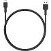 aukey CB-BaL4 Lightning Sync and Charging Braided Cable, 2m - Black