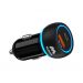 Majentik Car Charger, 60 Watt, 2 Ports, Type-C, Black - M-CC01