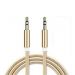 Lenovo Aux 3.5mm Audio Cable, 1 Meter, Gold - KX 3404