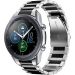 Stainless Steel Metal Band For Samsung Galaxy Watch 3 / Galaxy Watch 46mm / Gear S3 Frontier and Classic / Huawei GT2 / GT2e / GT2 Pro from Smart Stuff - Double Silver / Black