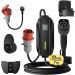 Dé Type 2 Electric Car Charging Cable, 16A, 11 kW - Black