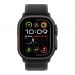Apple Watch Ultra 2, 49mm, Black Titanium Case and Black Trail Strap - A2986