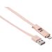 Keendex 1895 Pigeg 2-In-1 Lightning and Micro Charging Cable, 1 Meter - Rose