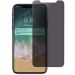 Privacy Glass Screen Protector for iPhone X - Transparent Black