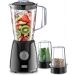 Black + Decker Blender with 2 Mills, 1.5 Liters, 400 Watts, Black - BX440-B5