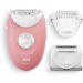 Braun Silk-epil 3 Epilator for Women, Pink/White - SE3-440