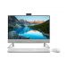 كمبيوتر ديل انسبايرون 24 5410، معالج انتل كور i5-1235U، شاشة FHD مقاس 23.8 بوصة، هارد HDD سعة 1 تيرا + 256 جيجا SSD، رام 8 جيجا، كارت شاشة نفيديا جي فورس MX550،  ويندوز 11 برو - ابيض