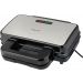 Sokany Sandwich and Waffle Maker, 6 Slices, 1000 Watt, Black and Silver- KJ-835