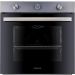 Kenwood Built-in Gas Oven, 60CM, 71 Liters, Black and Stainless Steel - OVG60.000SS