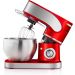 Black Stone Stand Mixer with Attachments, 7.5 Liters, 1700W, Red and Silver - BS611