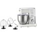 Black + Decker Multifunction Stand Mixer, 6 Liters, 1000 Watt, White - MKM100-B5