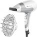 Braun Satin Hair 5 Hair Dryer, 2500 Watt, 3 Temperatures, White and Grey - HD585