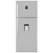 Beko Freestanding Digital Refrigerator, No Frost, 2 Doors, 19 FT, Silver - DN153720DX