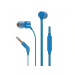 JBL Tune 110 Wired Earphones with Microphone - Blue