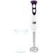 IDO Hand Blender, 600ml, 400 Watt, White and Purple - HBL400-PR