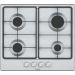 Bosch Serie 4 Gas Built-In Hob, 4 Burners, Stainless steel - PGP6B5O62Q