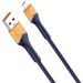 كابل مزامنة وشحن USB-A الى USB-C لدينو، 2 متر، 5 امبير، ازرق - LS802