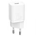 شاحن باسيوس  سريع Super Si، قدرة 20 وات، منفذ USB-C، ابيض - ‎CCSUP-B02