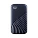 Western Digital My Passport External SSD, 500GB, 1050MB-s, Blue - WDBAGF5000ABL-WESN