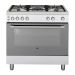 Beko Freestanding Gas Cooker, 5 Burners, Stainless Steel, 90 cm - GG 15121 FDX PR