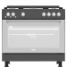 Beko Gas Cooker, 5 Burners, Bohemian Anthracite - GGR 15115 DX NA