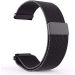 Milanese Loop 22mm for Samsung Gear S3 Frontier, Samsung Gear S3 Classic, Samsung Galaxy Watch 46mm, Stainless Steel Replacement Watch Band 22mm (Black)
