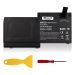 HP Replacement Laptop Battery For HP EliteBook 720 G1, 46Wh - Black