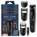 King C Gillette 3 In 1 Rechargeable Beard Trimmer - Black