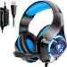 Beexcellent GM-110 Wired Gaming Headset with Microphone - Black and Blue