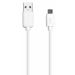 كابل Micro USB اس بي اس للشحن ونقل البيانات، 1 متر - ابيض