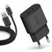 شاحن مايكرو USB اس بي اس ترافل، 1 منفذ، سعة 1000 مللي أمبير- اسود