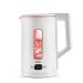 Tank Safe Touch Electric Kettle, 1.5 Liters, 1500 Watt, White with Gold Frame - DG-2338-ES
