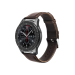 For Samsung Gear S3 leather watch band crazy horse leather suede strap brown