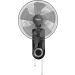Mienta Wall Fan, 18 Inch, Black- WF50138A