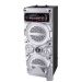 Lava Wired Subwoofer, 1 Piece, Black and Silver - ST-443S