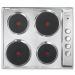 Elba Electric Hob, 60cm, 4 Burners, Stainless Steel - ENS60-040XD