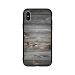 Wooden Grey And Black Printed Back Cover for Apple iPhone XS Max