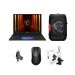MSI Titan 18 HX AI A2XWJG Gaming Laptop, Intel Core Ultra 9 285HX, 4TB SSD, 64GB RAM, 18 Inch, UHD+, 120Hz, NVIDIA RTX 5090 24GB, Windows 11 - Core Black, Drive 256GB, Keychain, Mouse,Backpack