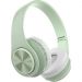 Wired and Wireless Over Ear Headphones, Green - P68