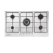 Fresh Built-In Gas Hob, 5 Burners, Silver - 8866