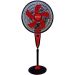 Nautical Stand Fan, 18 Inch, Black and Red - AM-1812/18