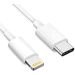 one year warranty_USB Type C To Lightning Data Charging Cable 100cm White09877210