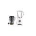 Moulinex Electric Blender with Juicer, 1.25 Liters, 600 Watts, White and Black - LM42Q110