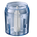 KB Bowl with Lid and Blades for Moulinex Chopper - Clear